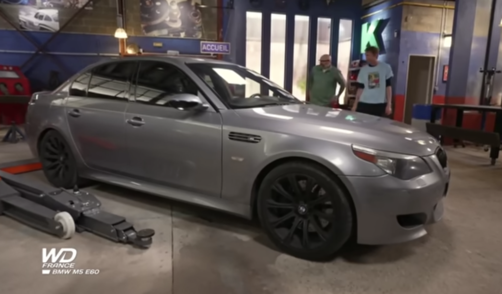 BMW M5 E 60 chez Wheeler Dealers France